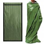 Lauko stovyklavietės terminis miegmai&scaron;is avarinio i&scaron;gyvenimo antklodė žalia