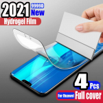 4 vnt. pilnai dengianti hidrogelinė plėvelė ekrano apsauga, skirta Huawei P30 Pro P20 P10 P Smart Z 2019 Mate 20 Honor 10 Lite 9 9X 8X Not Glass For P10 Lite