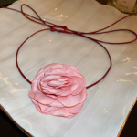 Rose Flower Choker Kaklo papuo&scaron;alai Madingi žavesiai Moteri&scaron;ki Y2K Romanti&scaron;ki Seksualūs Reguliuojami Ilgi Gotikiniai Daugiaspalviai Gėlių Choker Papuo&scaron;alai Aksesuarai Dovanos