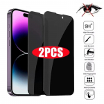 2 vnt. apsauganti nuo &scaron;nipinėjimo grūdinto stiklo ekrano apsauginė plėvelė, skirta iPhone 11 12 13 14 Pro Max ProMax Plus MINI 7 8 Plus 14Pro 13Pro 12Pro 11Pro 14ProMax iphone 14 Pro Max pilka