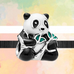 Naujas gyvūnų stiliaus Laimingas katinas &scaron;uo Panda Me&scaron;kis Liūtas Gyvatė Triu&scaron;is Pasidaryk pats karoliukai tinka originaliems madingiems žavesiams sidabro spalvos apyrankės papuo&scaron;alai