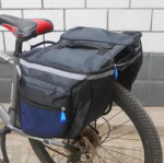 Vandeniui atsparus dviračio galinės sėdynės bagažinės &scaron;oniniai paketai, dvigubi krep&scaron;ys Bicycle bag
