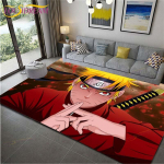 Anime Naruto neslystantys kilimėliai svetainei Patogus kilimas Mink&scaron;tas grindų kilimėlis Miegamojo kilimėlio plotas Kilimėlis namams Didelis pūkuotas kilimėlis 40cm x 60cm
