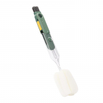 5 viename puodelio &scaron;epetys su kempine, skirtas giliam puodelių valymui, &scaron;veitiklio įrankis, auk&scaron;tos kokybės medžiaga, tinklelis, besisukiojantis, namų virtuvės valymo įrankiai žalia