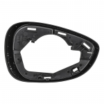 Ford Fiesta MK7 2009-2017 Automobilio Kairės/De&scaron;inės Pusės Durų Vėjo Galinio Vaizdo Veidrodžio Dangtelio Rėmelis Auto left black