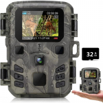 Lauko mini tako kamera 4k HD 20mp 1080p infraraudonųjų spindulių naktinio matymo judesio aktyvuota medžioklės spąstai Ip66 vandeniui atspari laukinės gamtos kamera
