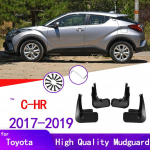 Automobilių purvasargiai Toyota C-HR 2017 2018 CHR C HR AX10 Purvasargis Purvasaugis Sparnas Purvasaugiai Auto juoda