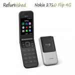 Atnaujintas originalus Nokia 2720 Flip 4G Dual SIM mobilusis telefonas Dual SIM Simple Set balta