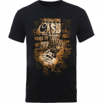 Johnny Cash gitaros dainų pavadinimai unisex mar&scaron;kinėliai S