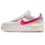 Nike Air Force 1 Shadow Regal Pink Fusion Red Moteri&scaron;ki sportbačiai White Coconut-Milk University-Blue DN5055-600 37.5 white