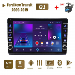Icreative Radio 2 Din Android automobilinė GPS navigacija, skirta Ford New Transit 2009&ndash;2019 m. su mygtuko rankenėle Multimedijos grotuvas Stereo Audio Auto Carplay 2+32GB