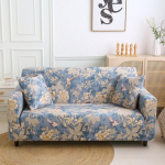 Spausdintas sofos užvalkalas, tampūs sofos užvalkalai, užvalkalai dvivietei sofai, skirti pagalvėms, plaunamas svetainės baldų apsaugas 2-seater 145-185cm