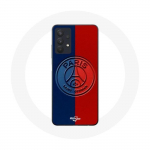 Coque pour samsung galaxy A32 5G PSG Paris Saint Germain Logo Bleu Rouge raudona
