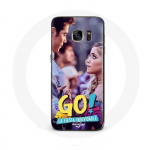 Coque pour Samsung S6 edge Poursuis Tes R&ecirc;ves M&iacute;a C&aacute;ceres et &Aacute;lvaro Paz Go! Vive a tu manera