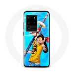 Coque pour Samsung Galaxy S20 Ultra One Piece Manga Trafalgar Law ep&eacute;e