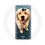 Coque pour Samsung Galaxy A5 Golden retriever Chiot