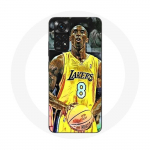 Coque pour Xiaomi Redmi Note 11S Kobe Bryant Dunk lakers 8 NBA Noir