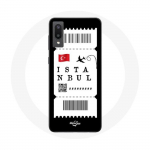 Coque pour Samsung Galaxy A02 Billet d'avion Istanbul Turquie