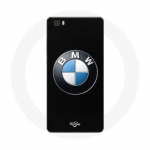 Coque pour Huawei P8 Lite BMW Logo fond noir