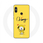 Coque pour Xiaomi Redmi Note 5 AI Dual Camera BTS Bangtan Gar&ccedil;ons BT21 Chimmy Jimin Fond Jaune