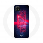 Coque pour Samsung Galaxy A22 5G Stranger Things Logo Transparent Saison 4 Bande annonce 2022