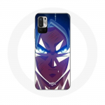 Coque pour Xiaomi Redmi Note 10T 5G Dragon Ball Goku Visage &eacute;nerv&eacute;