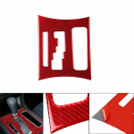 Anglies pluo&scaron;to automatinio pavarų perjungimo skydelio vidaus apdailos apdaila, suderinama su &bdquo;Dodge&ldquo; įkrovikliu Black carbon fiber pattern