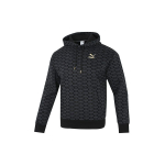 Puma Luxe Aop Hoody Su Visu Logotipo Spaudiniu Vyri&scaron;kas Džemperis Juodas 534409-01 L black