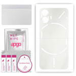 apgo MATTE Protective Skin Sticker for the back compatible with Nothing Phone 2, Wrap Film, Hydrogel Film, Flexible, Soft TPU with positioning layer e