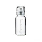 HARIO salotų padažo buteliukas Slim 150ml Galima plauti verdančiu vandeniu &Scaron;viesiai pilkas DBSN-150-PGR white