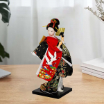 Japoni&scaron;kos kimono lėlės stalvir&scaron;io papuo&scaron;alai Meniniai amatai Azijos kabuki figūrėlės statulėlė gyvenamajam kambariui namuose