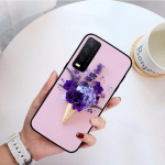 Levandų gėlė violetinė Lavandula Telefono dangtelis skirtas vivo Y31 Y30 Y33S Y11S Y12S Y17 Y20 Y21S Y1S Y53S Y15 Y19 Y91C V23 dėklai coque VIVO Y1S