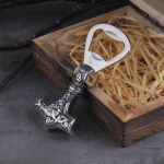 Naujas auk&scaron;tos kokybės Nordic Viking Hammer Mjolnir skandinavi&scaron;kas butelių atidarytuvas
