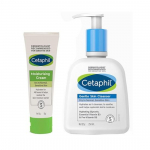 Cetaphil Moisturising Cream 80g and Gentle Skin Cleanser 250 ml Combo