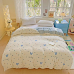 Pieninis aksomas gėlių antklodės užvalkalas, itin mink&scaron;tas jaukus &scaron;iltas žieminis apverčiamas pliu&scaron;inis antklodės užvalkalas, 1 vnt. botanikos gėlių antklodės užvalkalas 1 Pc 150x200cm Cover