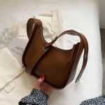 Vintažinė pusmėnulio vienspalvė rankinė ant pečių moteri&scaron;ka Mink&scaron;ta odinė nauja Crossbody rankinė 25x7x21cm smėlis