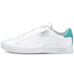 Mercedes-AMG Petronas F1 x Puma Smash Vulc V3 žemi baltos ir spektrinės žalios spalvos vyri&scaron;ki sportbačiai 306847-01 39