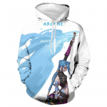 Anime Arcane League of Legends 3D Hoodie Vyri&scaron;ki madingi paltai Vaiki&scaron;ki megztiniai Vaiki&scaron;ki Hip Hop paltai berniukui Sportinis kostiumas Lol Jinx Megztiniai S