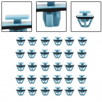 30x automobilio plastikinis &scaron;oninis apmu&scaron;alas ir durelių apdailos klipas, skirtas Hyundai Santa Fe, skirtas Kia Sportage 877561F000 87756-1F000 priedai CHINA