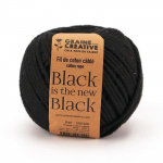 Coton pour macram&eacute; &oslash; 2,5 mm x 80 m - noir