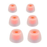 Silikoniniai ausinių antgaliai JBL T230NC TWS Live Pro+ ausinėms, ausinių antgalių rinkinys, 6 vnt., pasirenkamo dydžio ir spalvos balta