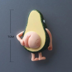 3D mielas naujas juokingas &scaron;aldytuvo magnetas Kūrybinis pie&scaron;imas Stereo Bananas Avokadas Animacinis magnetinis namų dekoravimas
