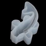 3D Sėkmės Koi Žuvies Silikoninė Forma Pasidaryk pats Dervos Liejimo Menas Papuo&scaron;alų Gamyba Amatai Epoksidinė