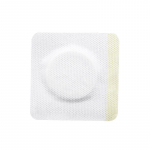 Neaustinis kvėpuojantis akupunktūros ta&scaron;kų Sanfu pleistras - Vandeniui atsparus moksaterapijos, bambos ir pelynų pėdų pleistras Breathable 5cm*5cm (Inner Circle 1.5cm) balta