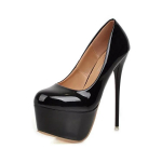 16 cm auk&scaron;takulniai moteri&scaron;ki stiletto auk&scaron;takulniai, seksuali avalynė, vandeniui atspari platforma, super auk&scaron;ti naktinio klubo moteri&scaron;ki batai, didelis dydis 45 35