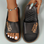 Moteri&scaron;kos sportinės &scaron;lepetės su abėcėle, mink&scaron;tu padu, atviromis nosimis, lengvos vasarinės &scaron;lepetės namams ir lauke 36-37 auksas