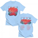 Imagine Dragons grupės Loom turas 2025 Nauji mar&scaron;kinėliai Vyrams Moterims Mada Hip Hop Retro Mar&scaron;kinėliai Medvilniniai Trumpomis Rankovėmis Esteti&scaron;ki Vir&scaron;ūnės L