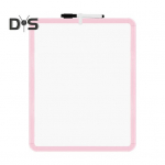 Maža sausai valoma balta lenta, 14 x 11 mini balta lenta su žymekliu, dvipusė rankinė sausai valoma lenta namų biurui, klasei žalia