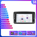 Hizpo 7 RDS I&scaron;manioji AI sistema Belaidis CarPlay Android Auto Radijas Mercedes Benz CLK W209 W203 W463 W208 4G Automobilio Multimedija GPS 2din Autoradio S8 8Core 8G 128G AI