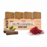 Bendist Export&reg; Hamare Ghar Ka Muilai Sandalmedžio ir &Scaron;afrano Magi&scaron;ki Muilai Mažytėms (100 g pakuotė i&scaron; 4 vnt.) | Odos &scaron;viesinimas vyrams ir moterims
